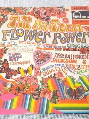 Top Fifteen Flower Power LP used, Pop, Greece 1967