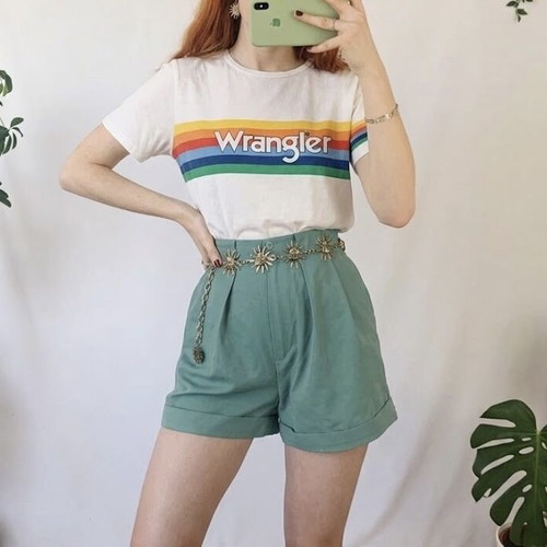 Wrangler rainbow short sleeve t shirt like new