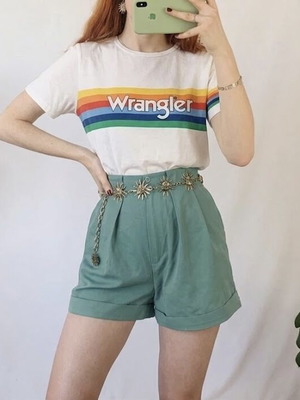 Wrangler rainbow short sleeve t shirt like new