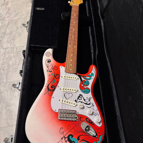 Fender Stratocaster Jimi Hendrix Monterey electric guitar like new with hard case