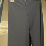Flared pants dark blue, slim fit, size S