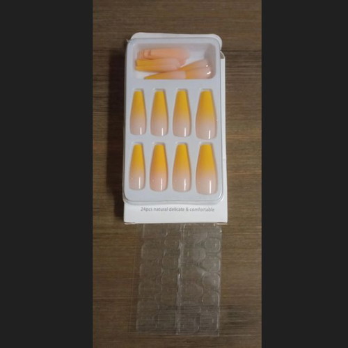 False nails set 24 pieces with glue ABS new