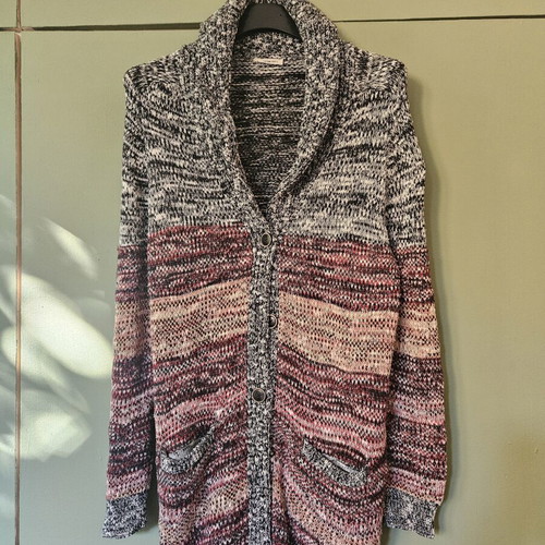 Lee long cardigan used, size S, multicolor