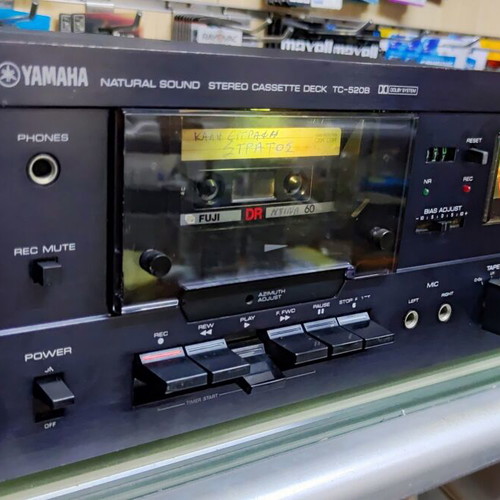 Yamaha TC-520B cassette player used, fully functional with minor marks