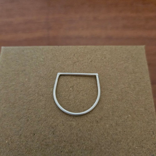Handmade 925 silver ring new, matte finish