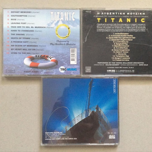 Titanic music 3 CD set near mint condition