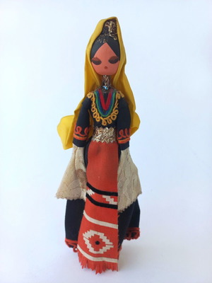 Traditional Bulgarian doll like new, old vintage