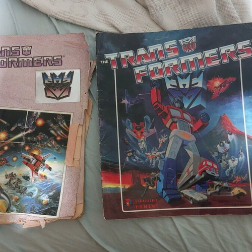 Transformers Panini Album used, complete set