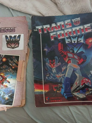 Άλμπουμ Transformers Panini μεταχειρισμένο, πλήρες πακέτο