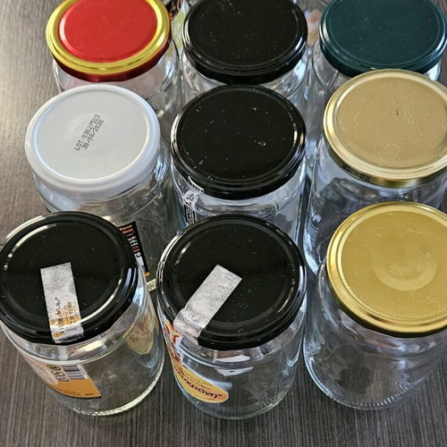 Honey jars like new, pack of 12, 1 kilogram capacity