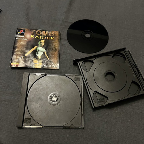 Tomb Raider 1 PlayStation PS1 used, German edition