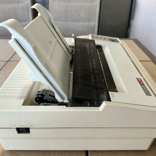 Citizen Swift 9 dot matrix printer used with Greek manual