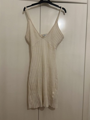 Mini white dress Bershka like new, size M 38 10