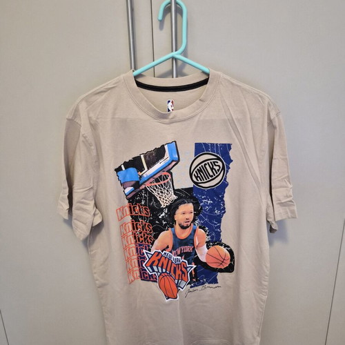 NBA New York Knicks T-Shirt used, Jalen Brunson, size XL