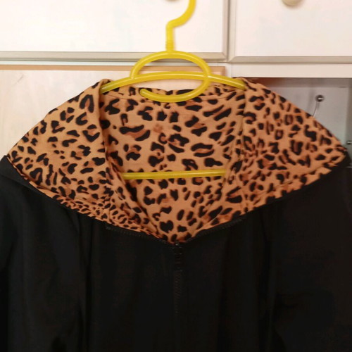 Jacket leopard and black spring new XL