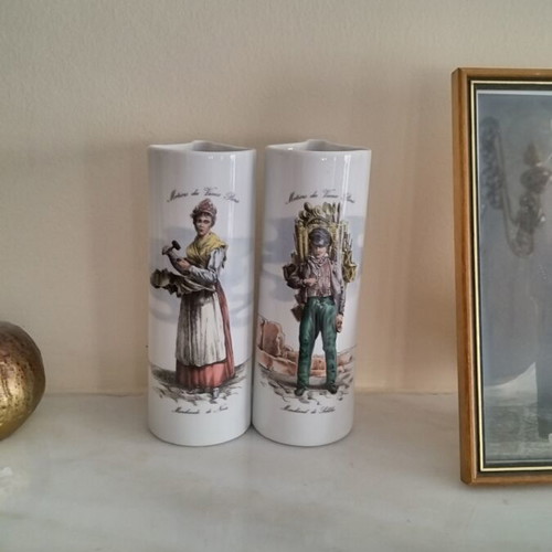 Decorative humidifiers from Old Paris professions collection, like new, porcelain