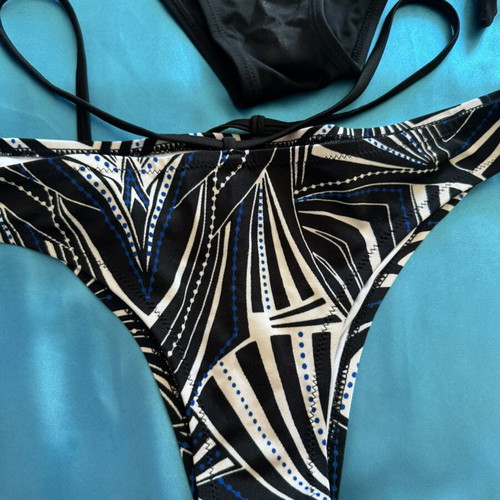 Yamamay swimwear set like new, black large and black-white medium