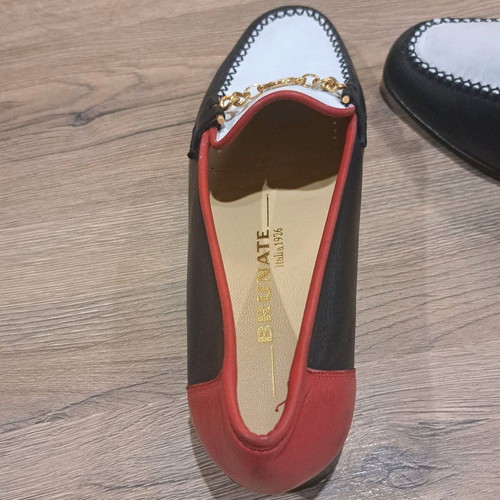 Brunate women's ballerinas like new, blue and red, size 37