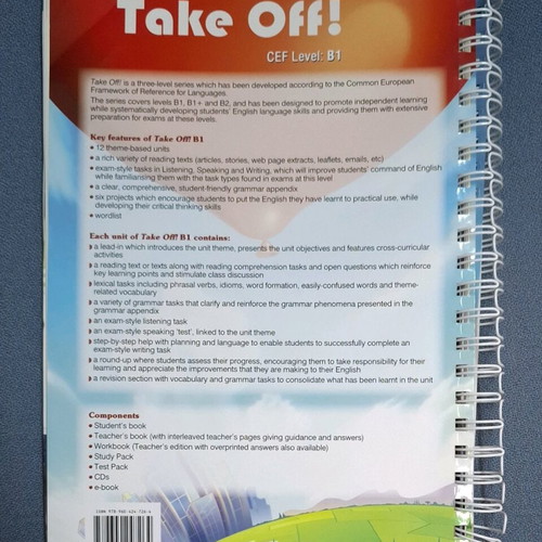Take Off B1 Teacher's Book like new