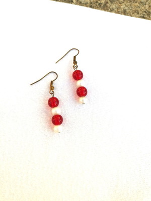Handmade earrings new with gold or silver clasps