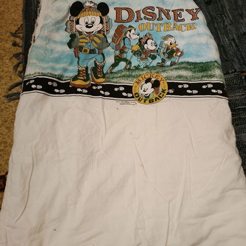 Disney sleeveless jacket used, white, size L