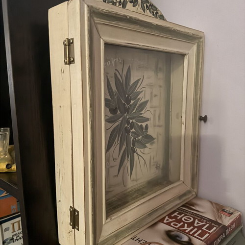 Handmade Case for Couple with Glass and Magnet Closure