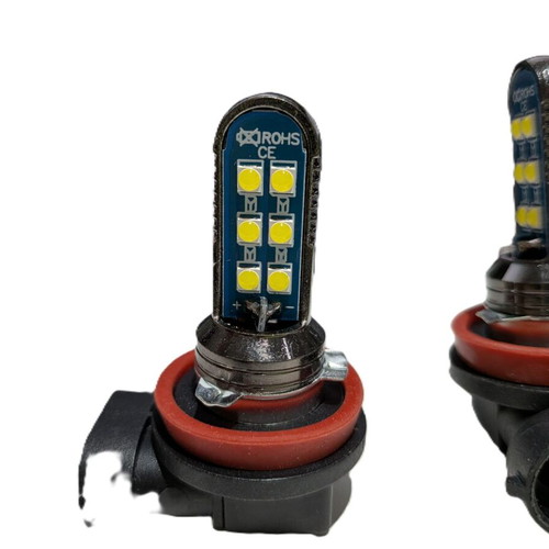 HB3-9005 LED Bulbs 3030 12SMD Super Bright H8 Car Fog Lights, new, 2 pcs
