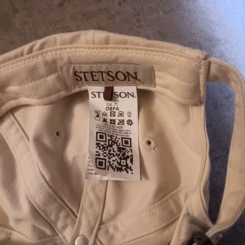 Stetson cap authentic onesize beige like new