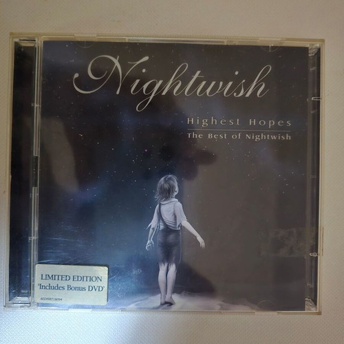 Nightwish Highest Hopes Limited Edition CD and Bonus DVD like new, metal