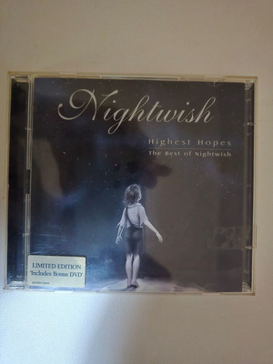 Nightwish Highest Hopes Limited Edition CD and Bonus DVD like new, metal