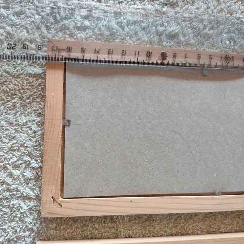 IKEA RAM wooden photo frames set of 2, natural pine wood, 10x15 cm