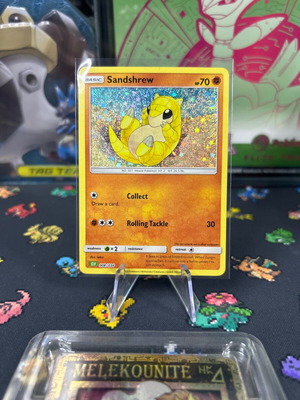 Pokemon card Sandshrew holographic mint/nm condition