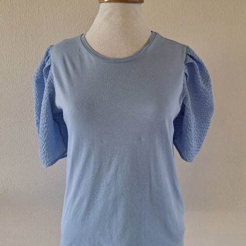 Stradivarius top size M like new, blue turquoise
