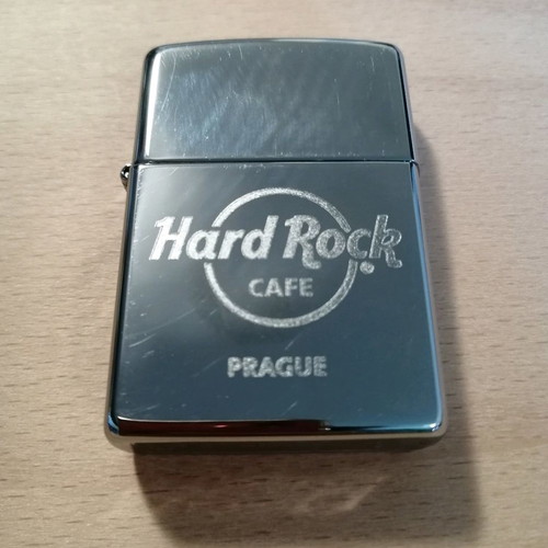 Zippo lighter used, Hard Rock Cafe Prague