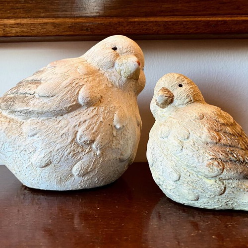 Decorative Easter ceramic birds like new