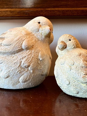 Decorative Easter ceramic birds like new