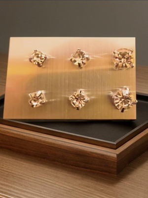 Earrings strass stud silver new