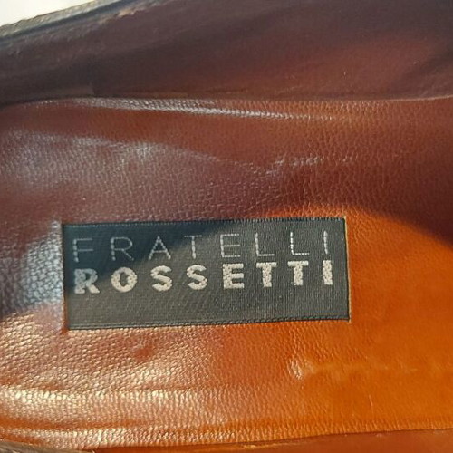 Fratelli Rossetti men's leather oxford shoes size 42 used black