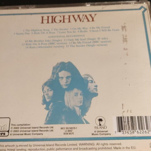 Free highway CD used, rock
