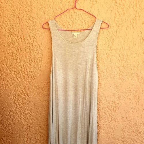 H&M dress used, gray, 100% viscose, size M