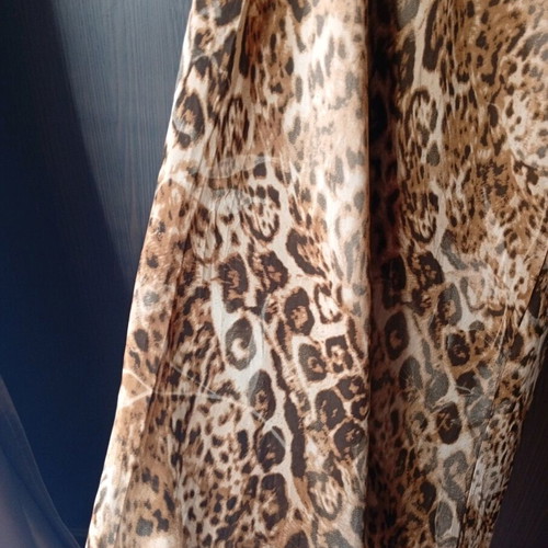 Women's tiger print dress new, size M 38 10, 100% viscose