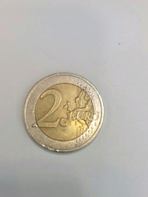 Collectible 2 euro coin 2020 used, 100 years since birth of Dimitris Mitropoulos