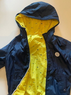 Zara reversible windbreaker jacket for kids size 8