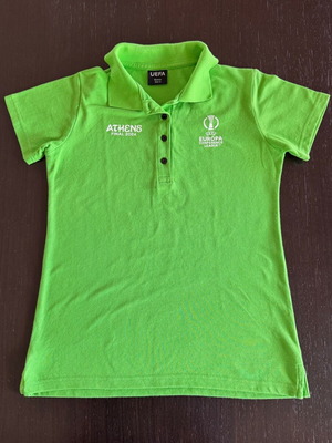 Conference League Final Athens 2024 Polo Shirt used, authentic