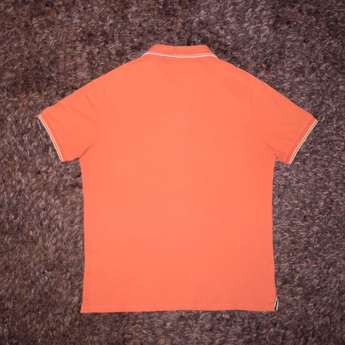 Stone Island Polo Shirt XXL used, white and orange