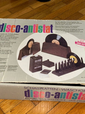 Knosti Disco-Antistat πλυντήριο δίσκων βινυλίου πλήρες σετ μεταχειρισμένο με καινούργιο υγρό 1λ