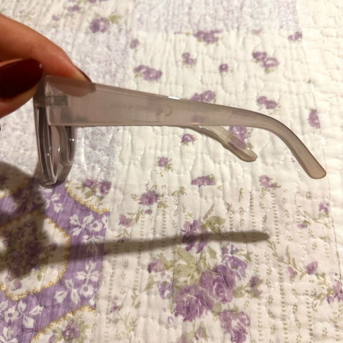 Stradivarius butterfly-shaped sunglasses unused with case and cloth