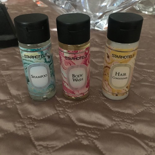 Star hotels shampoo, body wash and body lotion 46ml new