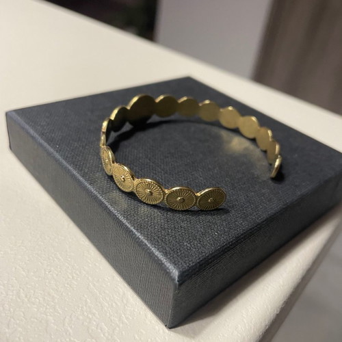 Steel bracelet used, purchased from Italy