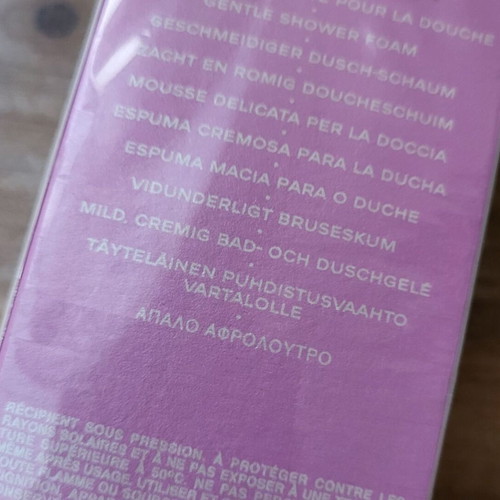 Chanel Chance gentle shower foam new